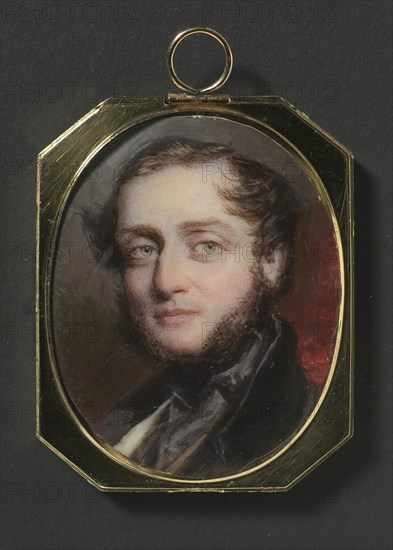 Unknown man, 1836. Creator: Simon Jacques Rochard.