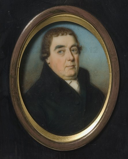 Unknown man, c18th century. Creator: Thomas Hazlehurst.