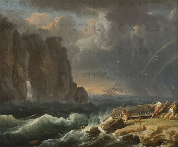 Shipwreck, c18th century. Creator: Unknown.