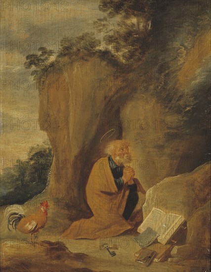 The Repentant St Peter, c17th century. Creator: Unknown.