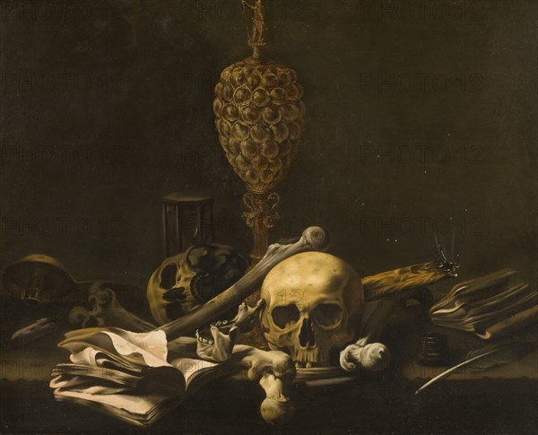 Vanitas Still Life, 17th century. Creator: Unknown.