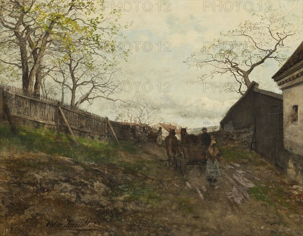 Spring Landscape, 1884. Creator: Victor Forssell.