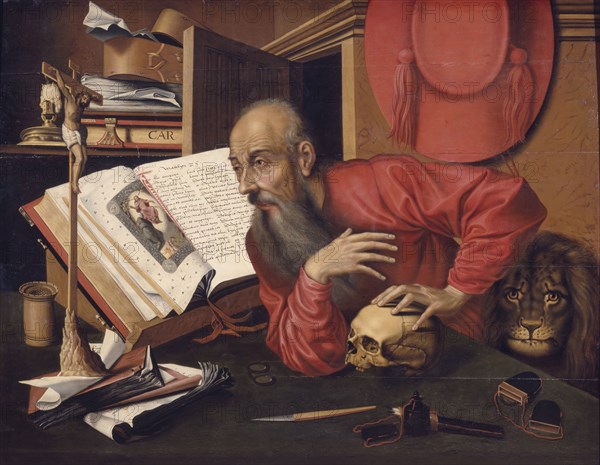 St Jerome. Creator: Workshop of Marinus van Reymerswaele.