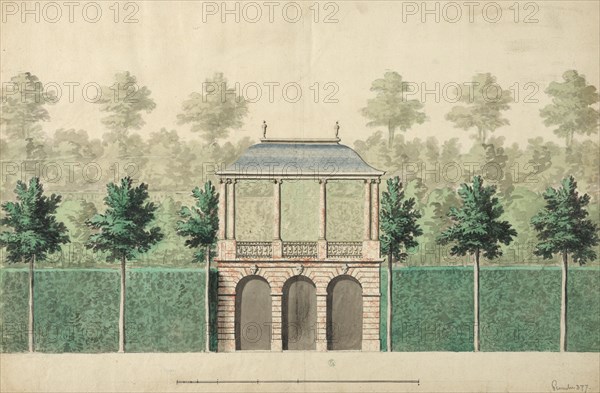 Garden pavilion in Meudon. Creator: Unknown.