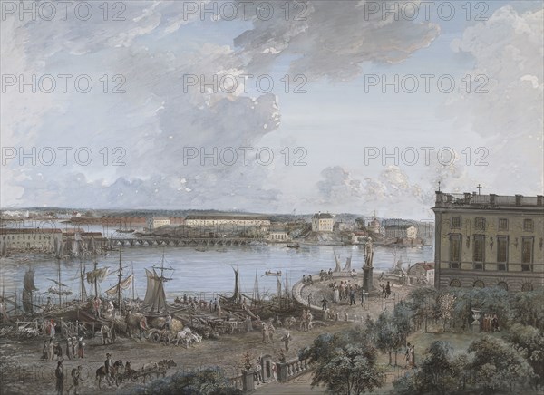 View of Stockholm, c18th century. Creator: Elias Martin.