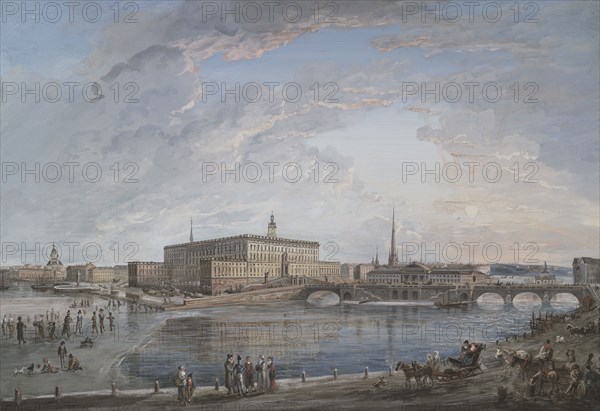 View of Stockholm, c18th century. Creator: Elias Martin.