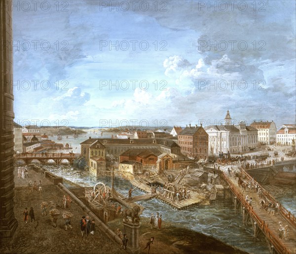 View of Stockholm, c18th century. Creator: Elias Martin.