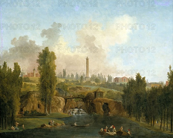 View of the Park of Méréville, 1790. Creator: Hubert Robert.