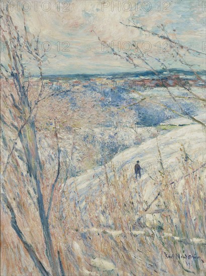 Winter, 1889. Creator: Karl Nordström.