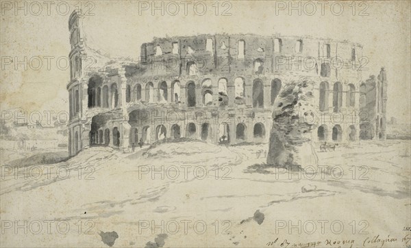 View of the Colosseum in Rome, unknown date. Creator: Anon.