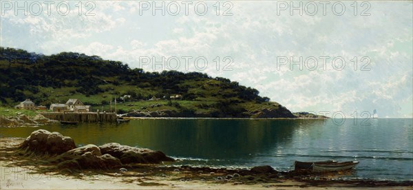 Along the Maine Coast (image 1 of 2), c1885. Creator: Alfred Thompson Bricher.