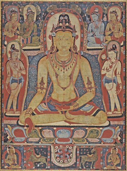 The Jina Buddha Ratnasambhava, between c1150 and c1225. Creator: Anon.