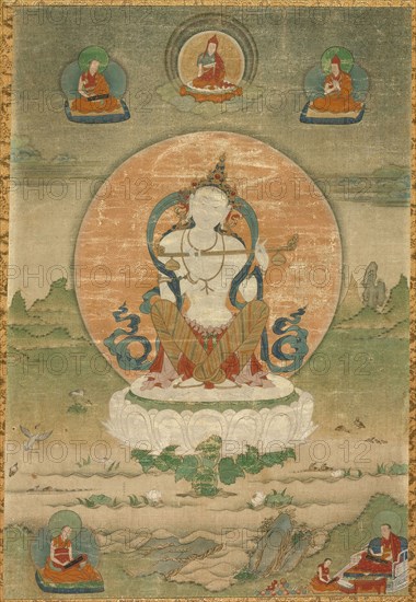 The Goddess Sarasvati, 18th century. Creator: Anon.