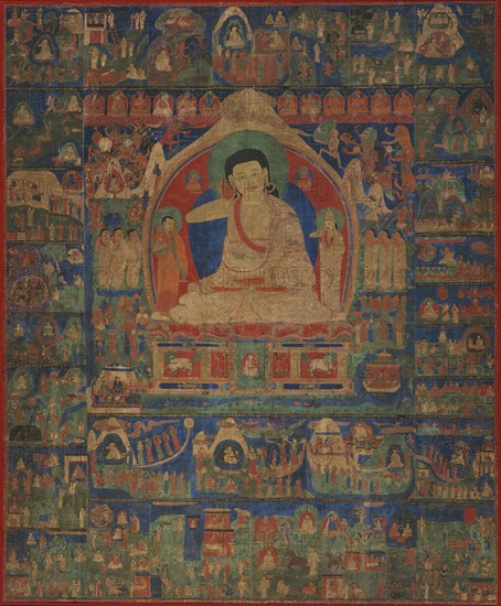 The Life of Milarepa (1040-1123) (image 1 of 4), c1500. Creator: Anon.