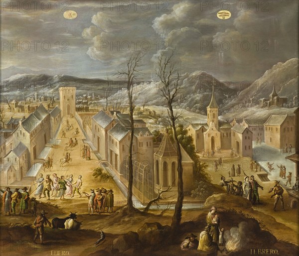 The Twelve Months of the Year (Los doce meses del año) (image 1 of 4), second half of 17th century. Creator: Antonio de Espinosa.