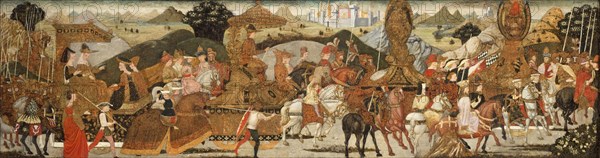 The Triumph of Alexander (image 1 of 2), c1485. Creator: Bernardo di Stefano Rosselli.