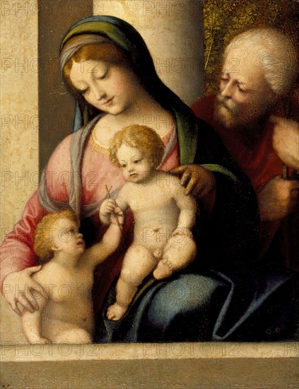 Holy Family with the Infant St. John, c1515. Creator: Antonio da Correggio.