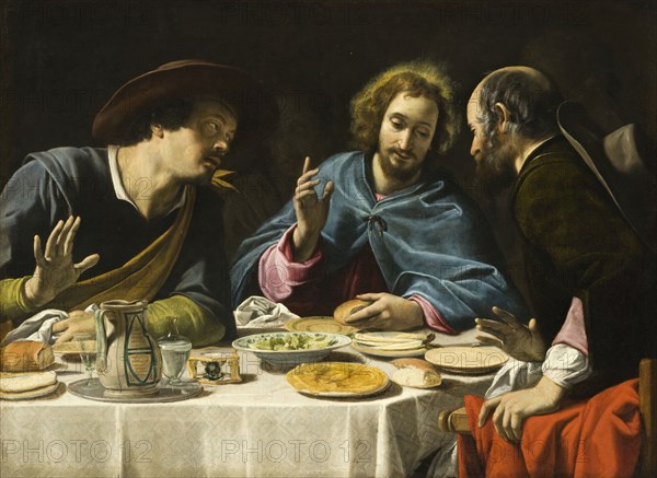 The Supper at Emmaus, c1625. Creator: Filippo Tarchiani.