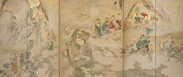 Immortals, 1832. Creator: Fugai Honko.
