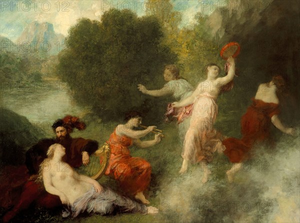 Tannhäuser on the Venusberg, 1864. Creator: Henri Fantin-Latour.