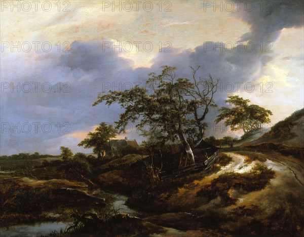 Landscape with Dunes, 1649. Creator: Jacob van Ruisdael.