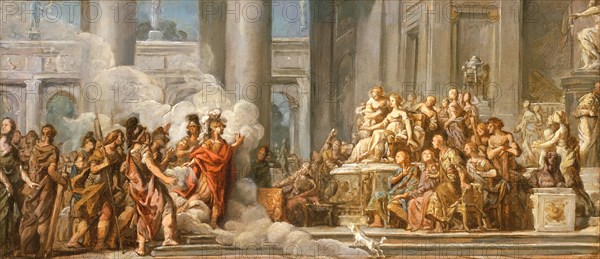 The Arrival of Aeneas in Carthage, between 1772 and 1774. Creator: Jean Bernard Restout.