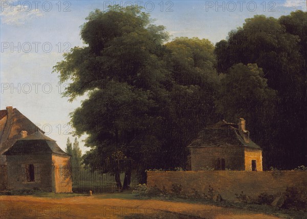 Entry to the Park at St. Cloud, 1810. Creator: Jean-Victor Bertin.