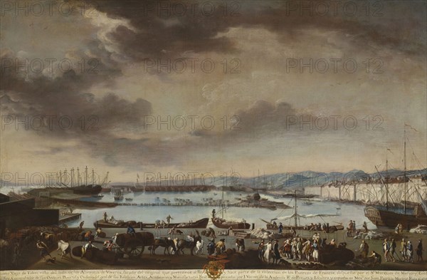 View of the Old Port of Toulon (El puerto viejo de Tolón) (image 2 of 2), 1771. Creator: Juan Patricio Morlete Ruiz.