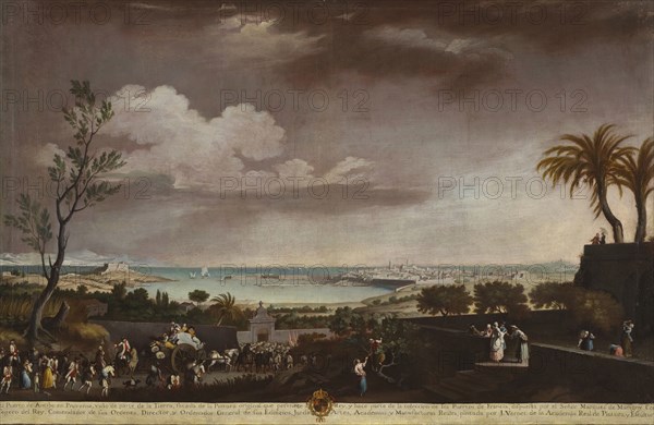 View of the Port of Antibes (El puerto de Antibes) (image 2 of 3), 1771. Creator: Juan Patricio Morlete Ruiz.