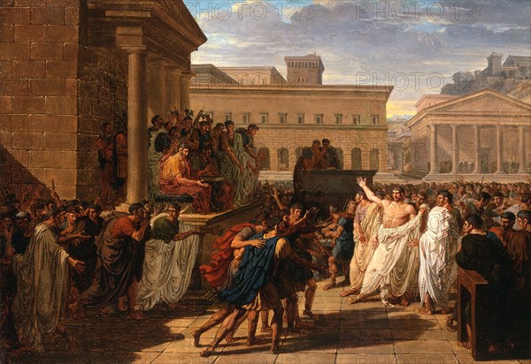 Brutus Listening to the Ambassadors from the Tarquins, c1815. Creator: Louis Lafitte.