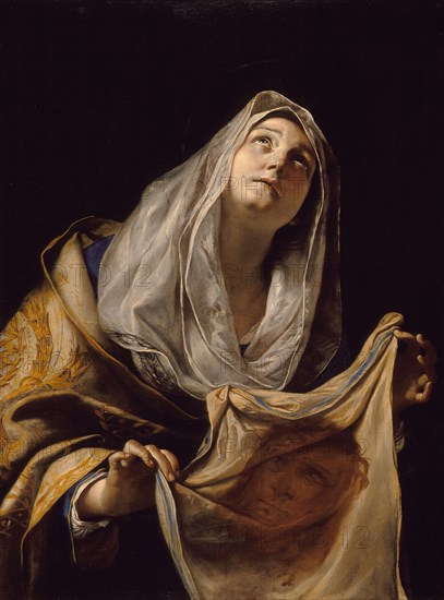 Saint Veronica with the Veil (image 2 of 2), between c1655 and c1660. Creator: Mattia Preti.