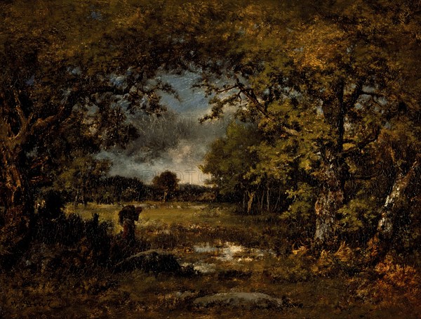 Landscape, c1850. Creator: Narcisse Virgile Diaz de la Pena.