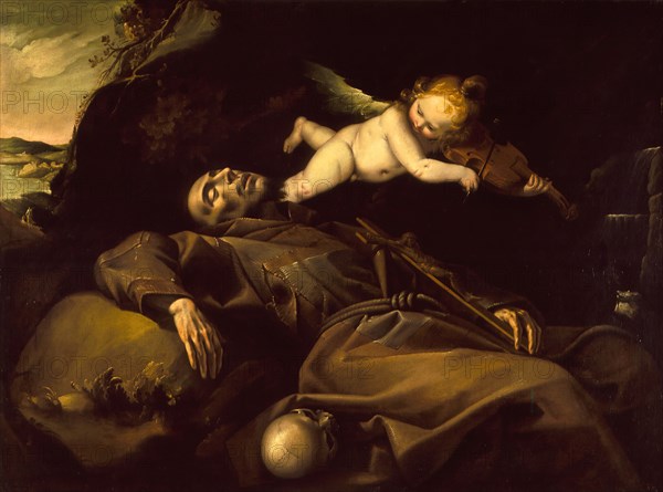 The Ecstasy of Saint Francis, c1615. Creator: Pier Francesco Mazzucchelli.