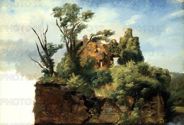 Landscape with Ruins, between c1782 and c1785. Creator: Pierre Henri de Valenciennes.