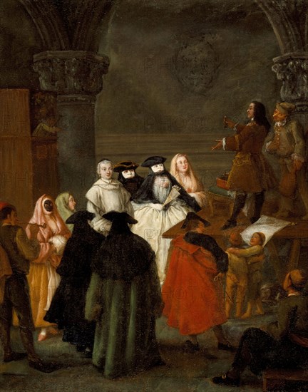 The Quack Doctor, after 1763. Creator: Pietro Longhi.