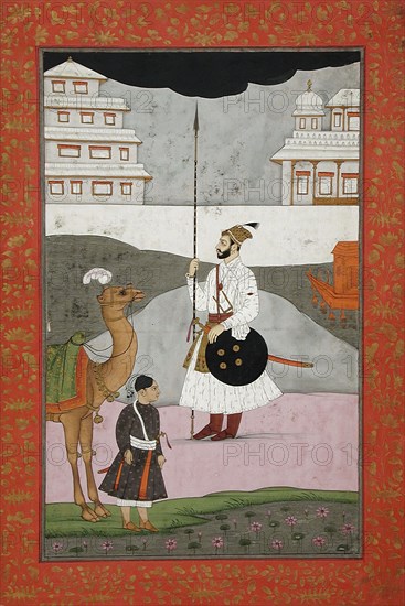 Bhopali Ragini, Folio from a Ragamala (Garland of Melodies), 18th century. Creator: Unknown.