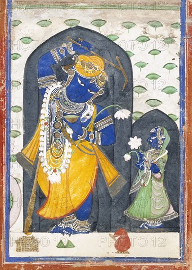 Balarama with Consort, Late 19th century. Creator: Unknown.