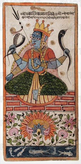 The Goddess Kalika, c1575. Creator: Unknown.