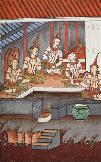Phra Malai Manuscript (image 6 of 21), between c1860 and c1880. Creator: Unknown.
