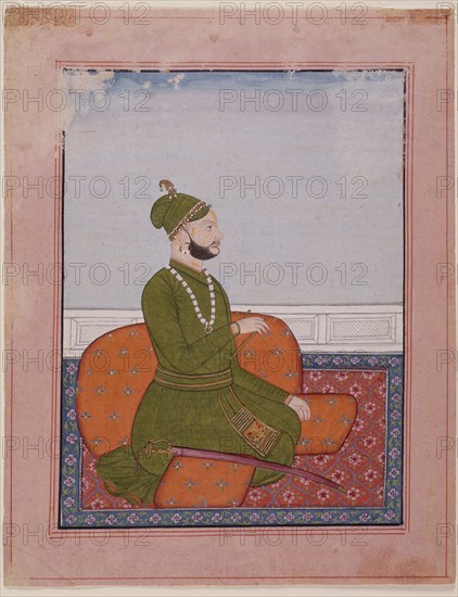 Raj Singh (reigned 1685-1695) of Guler, between c1690 and c1710. Creator: Unknown.