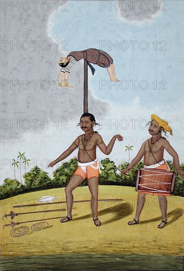 Acrobats, c1850. Creator: Unknown.