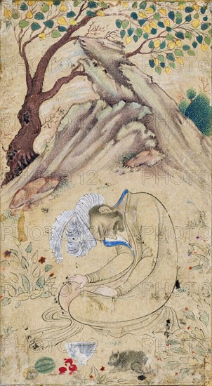 A Sufi in Ecstasy in a Landscape, between c1650 and c1660. Creator: Unknown.