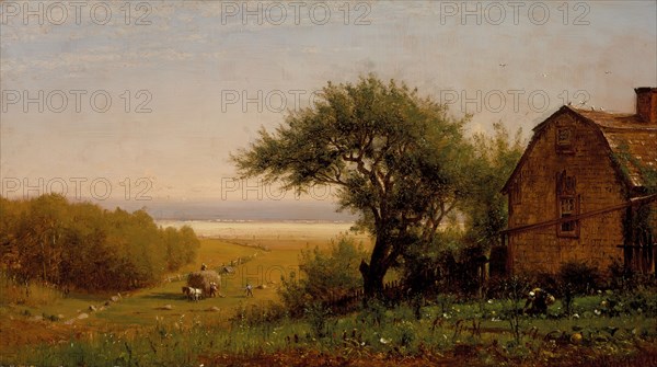 A Home by the Seaside (image 2 of 2), c1872. Creator: Worthington Whittredge.
