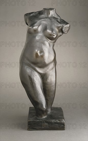 Torso of 'Peace', Study for 'Abundance' for 'The Triumph of the Republic', Probably cast later. Creator: Jules Dalou.