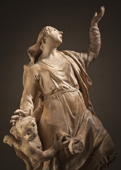 Bozzetto for the Marble 'The Assumption of the Virgin' in the Padua Duomo (image 1 of 3), c.1740. Creator: Antonio Bonazza.