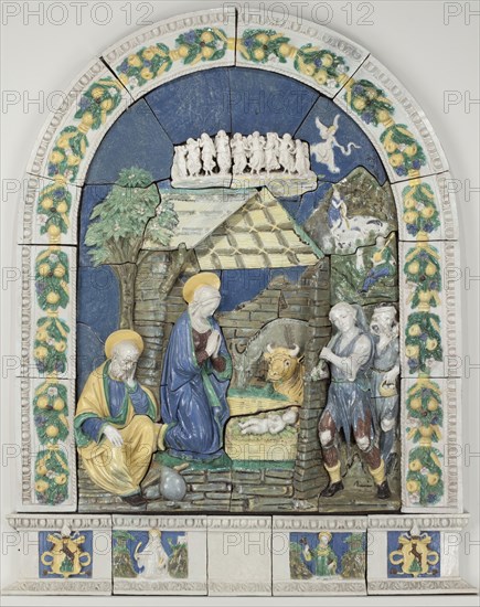 The Buonafede Nativity (image 1 of 2), c.1520. Creators: Benedetto Buglioni, Santi Buglioni.