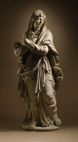 Virgin of Sorrows, c.1630. Creator: Circle of Gervais Delabarre.