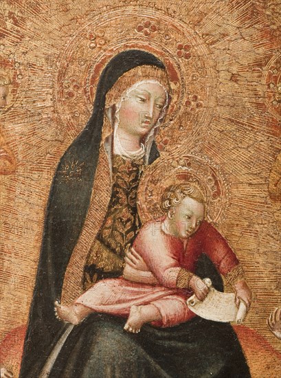 The Virgin and Child with Saints and the Annunciation (image 11 of 14), between c.1427 and c.1430. Creator: Giovanni di Paolo.