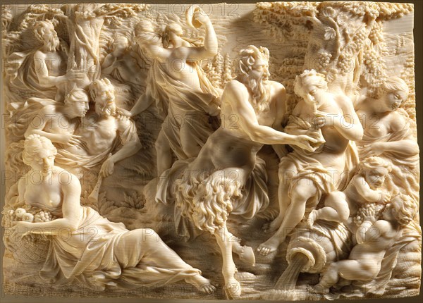 Pan and Nymphs, between c.1690 and c.1695. Creator: Ignaz Elhafen.