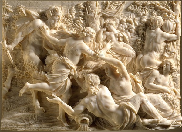 Pan Pursuing Syrinx, between c.1690 and c.1695. Creator: Ignaz Elhafen.